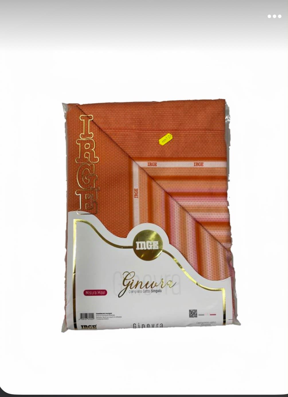 lenzuola singole irge